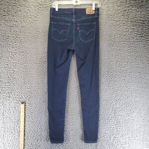 Levis Jeans Womens Size 27 Blue 720 High Rise Super Skinny Stretch Denim